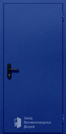 Фото двери «Однопольная глухая (синяя)» в Реутове