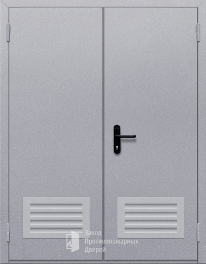 Фото двери «Двупольная с решеткой» в Реутове