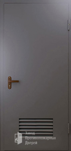Фото двери «Техническая дверь №3 однопольная с вентиляционной решеткой» в Реутове