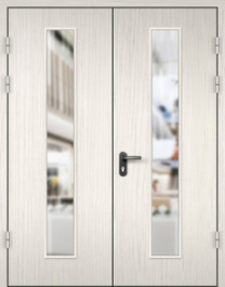 Фото двери «МДФ двупольная со стеклом №22» в Реутове