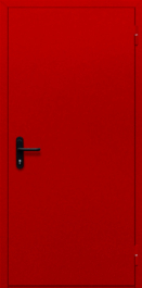 Фото двери «Однопольная глухая (красная)» в Реутове