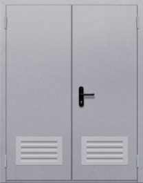 Фото двери «Двупольная с решеткой» в Реутове