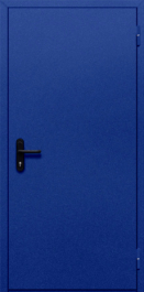 Фото двери «Однопольная глухая (синяя)» в Реутове